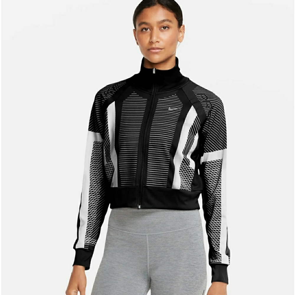 Nike Pro Full Zip Jacket Top Dri-Fit Medium